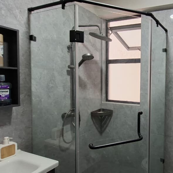 modern showers
